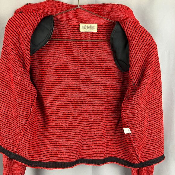 Vintage St. John Cropped Blazer Jacket Womens M Country Academia Quiet Luxury - Picture 5 of 9